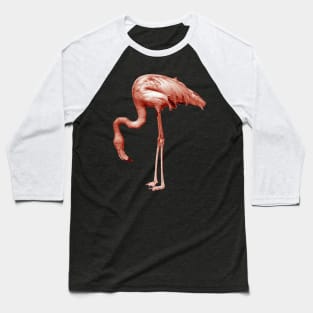 Monochrome - pink flamingo nr2 Baseball T-Shirt